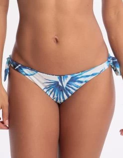 Tahiti Reversible Tie Side Bikini Bottom - Navy -Fashionable Swimwear Store 78930 MT 1 2