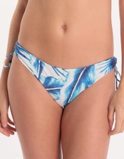 Tahiti Reversible Loop Side Bikini Bottom - Navy -Fashionable Swimwear Store 78932 MT 1