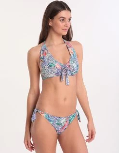 Morocco Reversible Lacing Bikini Top - Multi -Fashionable Swimwear Store 78936 MT 1 4