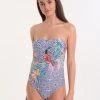 Morocco Bandeau Swimsuit - Multi -Fashionable Swimwear Store 78937 MT 1 1