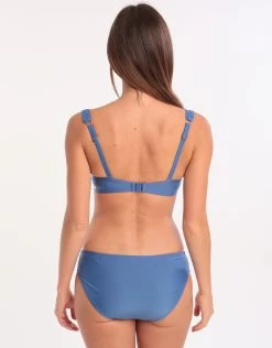 Panache Portofino Moulded Balconnet Bikini Top - Denim Ivory -Fashionable Swimwear Store 79532 PN 1 6