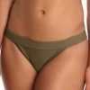 Ted Baker Theea Belted Classic Bikini Bottom - Combat Green -Fashionable Swimwear Store 79783 TB 1