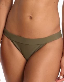 Ted Baker Theea Belted Classic Bikini Bottom - Combat Green