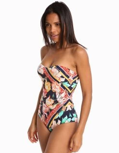 Galleria Bandeau Swimsuit - Ink -Fashionable Swimwear Store 79986 JETS 1 4