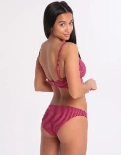 Seafolly Go Overboard Bralette Bikini Top - Pink -Fashionable Swimwear Store 80244 SF 1 6