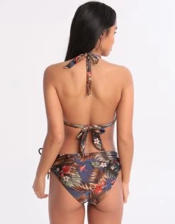 Banana Moon Iquitos Maho Halter Bikini Top - Blue -Fashionable Swimwear Store 80410 BM 1 5