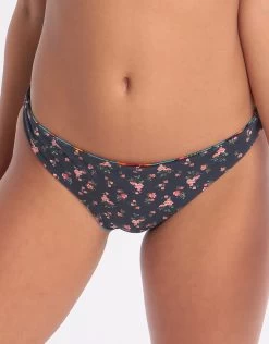 Banana Moon Dolcevita Wila Reversible Bikini Bottom - Turquoise -Fashionable Swimwear Store 80419 BM 1 2