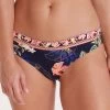 Desert Bloom Mid Bikini Bottom - Indigo -Fashionable Swimwear Store 81428 JETS 1
