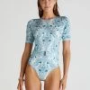 Eternal Brindle One Piece Swimsuit - Multi -Fashionable Swimwear Store Aqua Blu Eternal A21078ET FL