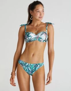 Muse Naomi Bandeau Bikini Top - Multi -Fashionable Swimwear Store Aqua Blu Muse A21080MU A21085MU FR