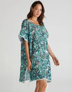 Muse Kaftan - Multi -Fashionable Swimwear Store Aqua Blu Muse AP2152MU S
