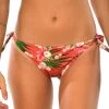 Banana Moon Sienna Mikta Tie Bikini Bottom - Paprika -Fashionable Swimwear Store BM Sienna BIKINI Front 2 PANT