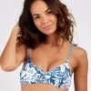 Banana Moon Tropicalies Presto Bra Style Bikini Top - Blue -Fashionable Swimwear Store BMTropicaliesPrestoPaeaTop