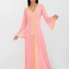 Bell Sleeve Kaftan - Salmon -Fashionable Swimwear Store BSK SAL