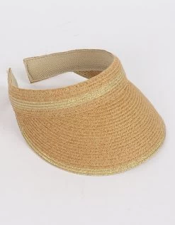 Cohen Visor - Natural And Gold