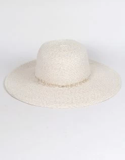 Dune Hat - White And Silver