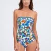 Eda Bandeau Swimsuit - Multi -Fashionable Swimwear Store Eda0791