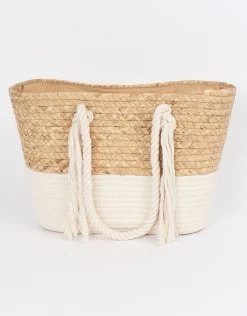 Hampton Bag - Natural And White