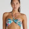 Melody Hallie Bandeau Bikini Top - Multi