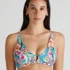 Melody Cara Bralette Bikini Top - Multi -Fashionable Swimwear Store Heaven Melody H21021ME H21025ME FR TOP