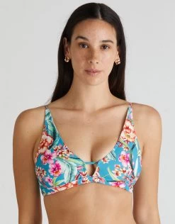 Melody Cara Bralette Bikini Top - Multi