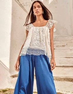 Palazzo Pants - Blue