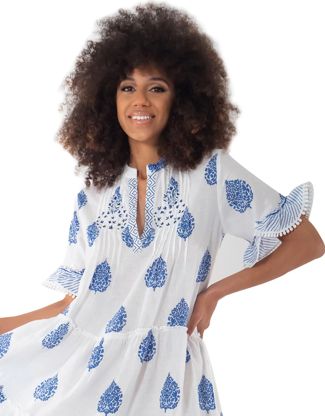 Angie Dress - Blue 6 Angie Dress - Blue - Image 4