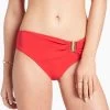 Jetset U Trim Mid Bikini Pant - Cherry -Fashionable Swimwear Store J3775 Cherry 5 PANT