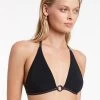 Signature Halter Bikini Top - Black