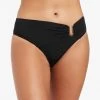 Jetset U Trim Mid Bikini Pant - Black -Fashionable Swimwear Store J40249D DD BLK 1 PANT