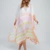 Kayana Maxi Kaftan - Pink -Fashionable Swimwear Store Kyana Maxi Coverup Pink 3