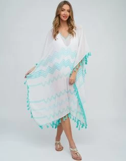 Kayana Maxi Kaftan - Turquoise