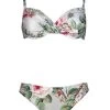 Liaison Underwired Bikini Set - Silver Rose