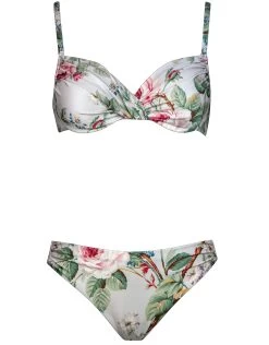 Liaison Underwired Bikini Set - Silver Rose