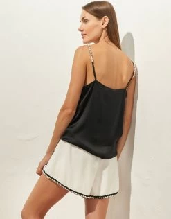 Pearl Shorts - Pearl White -Fashionable Swimwear Store MM Pearl SHORTSTOP Back