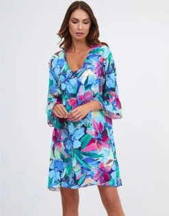 Malena Beach Dress - Turquoise