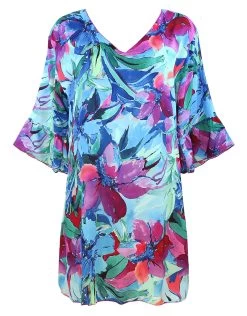 Malena Beach Dress - Turquoise -Fashionable Swimwear Store NF Malena DRESS