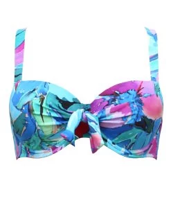 Malena Balcony Bikini Top - Turquoise -Fashionable Swimwear Store NF Malena TOP