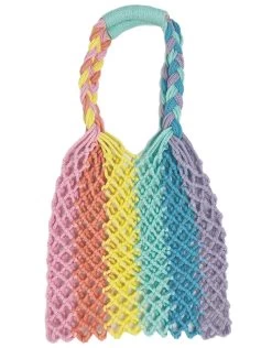 Macrame Knitted Tote Bag
