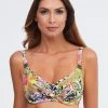 Palm Underwired Bikini Top - Multi -Fashionable Swimwear Store Palm1550 Top