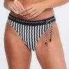 Portofino Bikini Pant - Black And White -Fashionable Swimwear Store Portofino0507 PANT