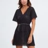 Portofino Mini Dress - Black -Fashionable Swimwear Store Portofino0536