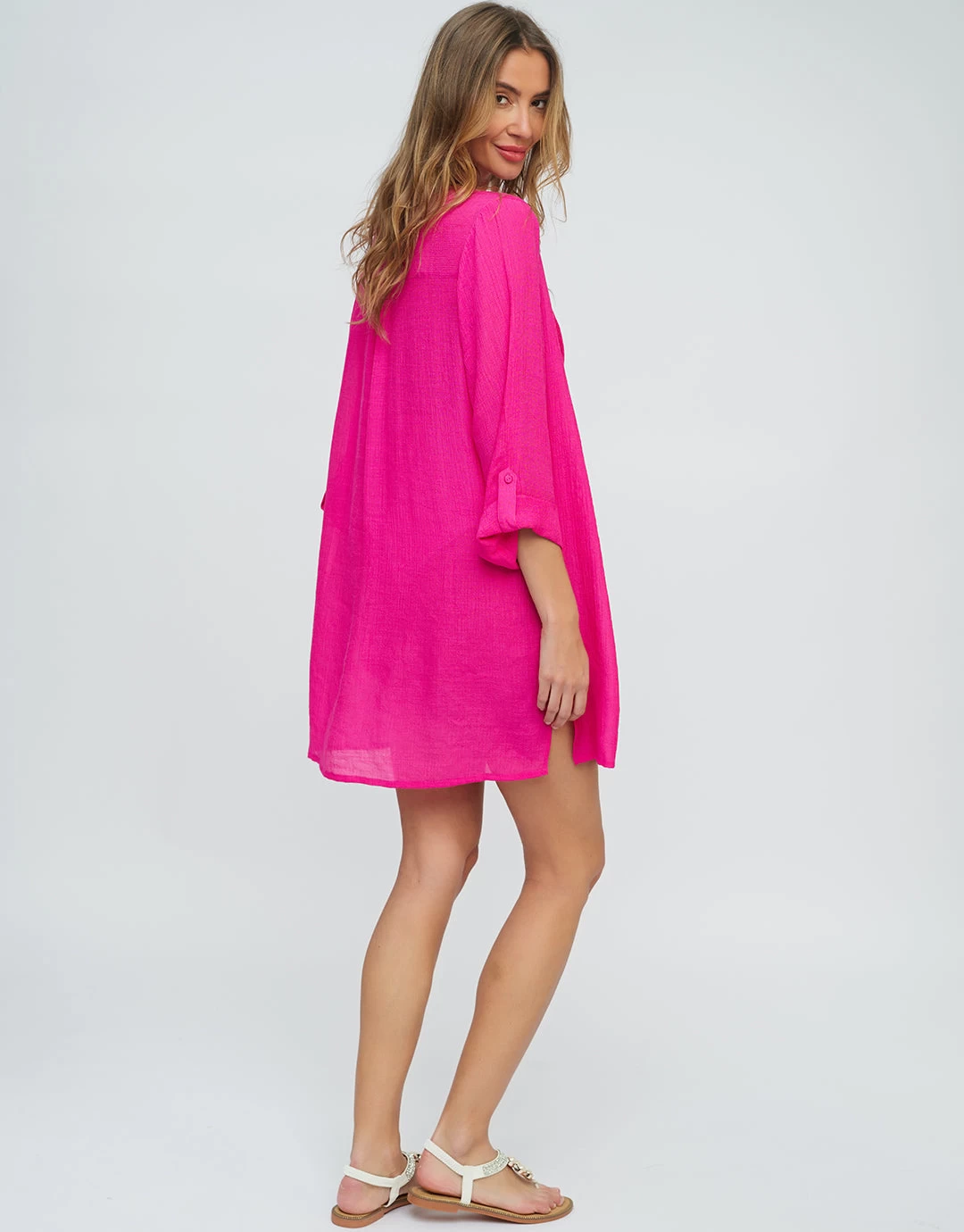 Reeva Shirt - Fuchsia 6 Reeva Shirt - Fuchsia - Image 4