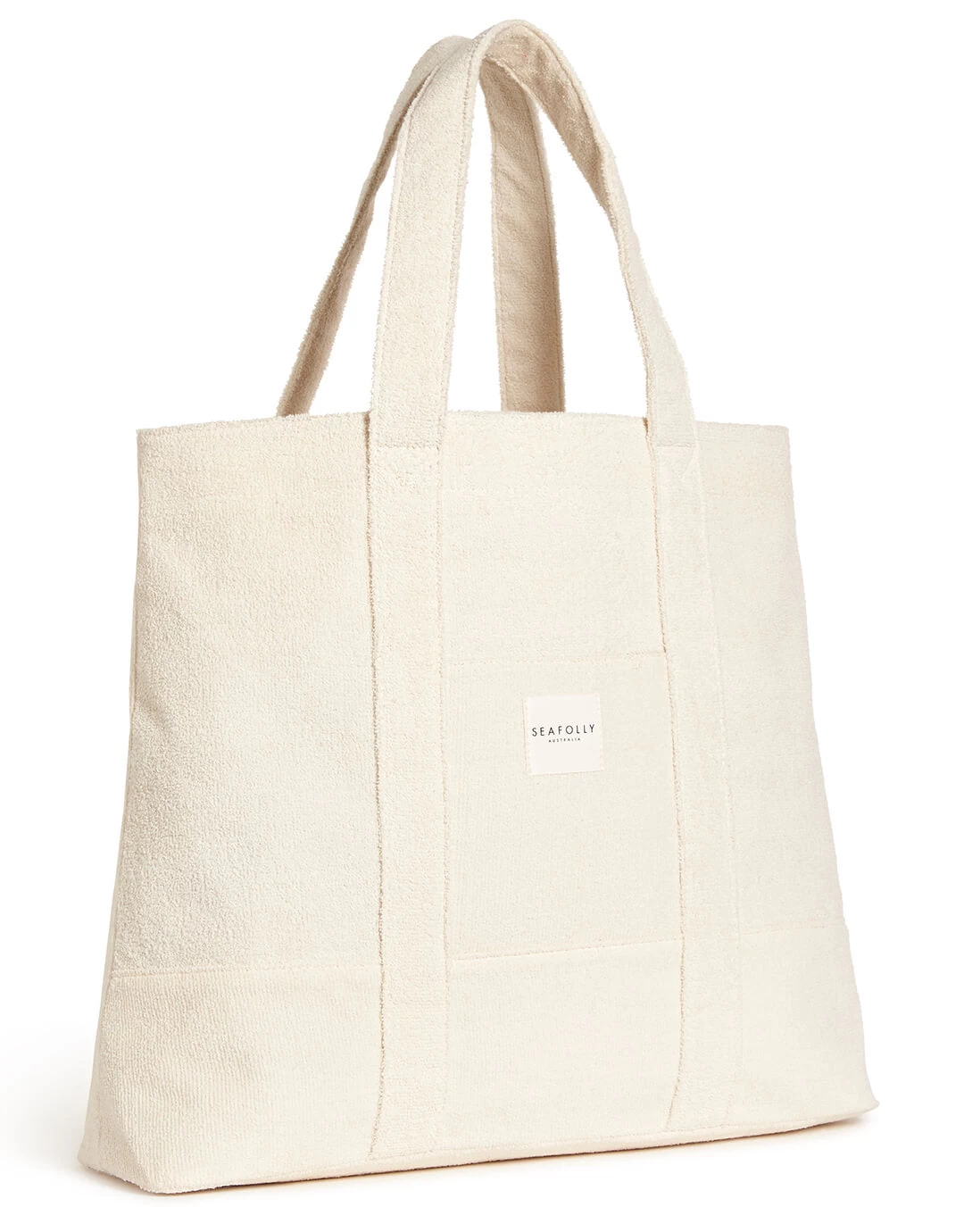 Seafolly Terry Beach Tote - Sand 3 Seafolly Terry Beach Tote - Sand