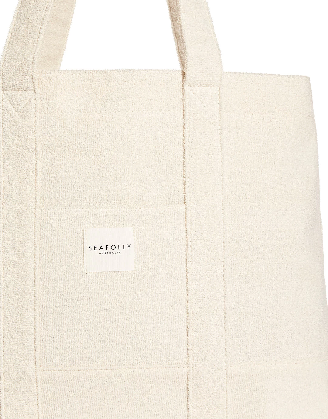 Seafolly Terry Beach Tote - Sand 4 Seafolly Terry Beach Tote - Sand - Image 2