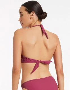 Jetset D DD Twist Front Bikini Top - Orchid -Fashionable Swimwear Store S17 J40403D DDOrchid J3887Orchid 21638 JETS D2 0960