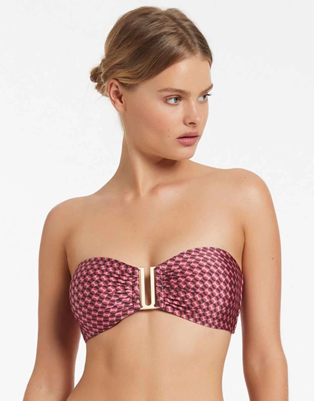 Lalita Bandeau Bikini Top - Orchid 3 Lalita Bandeau Bikini Top - Orchid