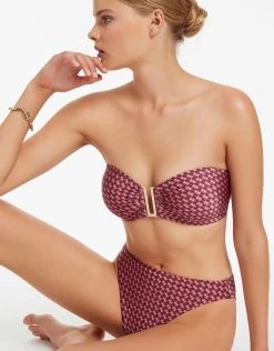 Lalita Bandeau Bikini Top - Orchid 13 Lalita Bandeau Bikini Top - Orchid -Fashionable Swimwear Store S29 J40418Orchid J3902Orchid 21638 JETS D1 0941