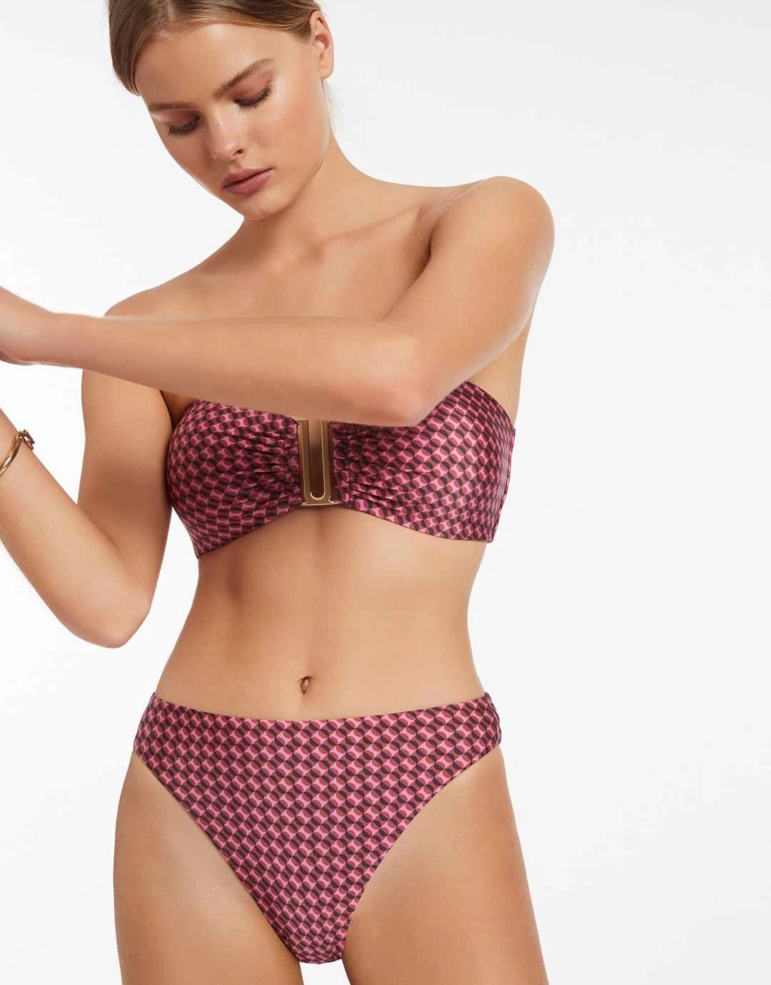 Lalita Bandeau Bikini Top - Orchid 6 Lalita Bandeau Bikini Top - Orchid - Image 4