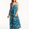 Retreat Sun Dress - Petrol Blue -Fashionable Swimwear Store S61 SL9077RT 1